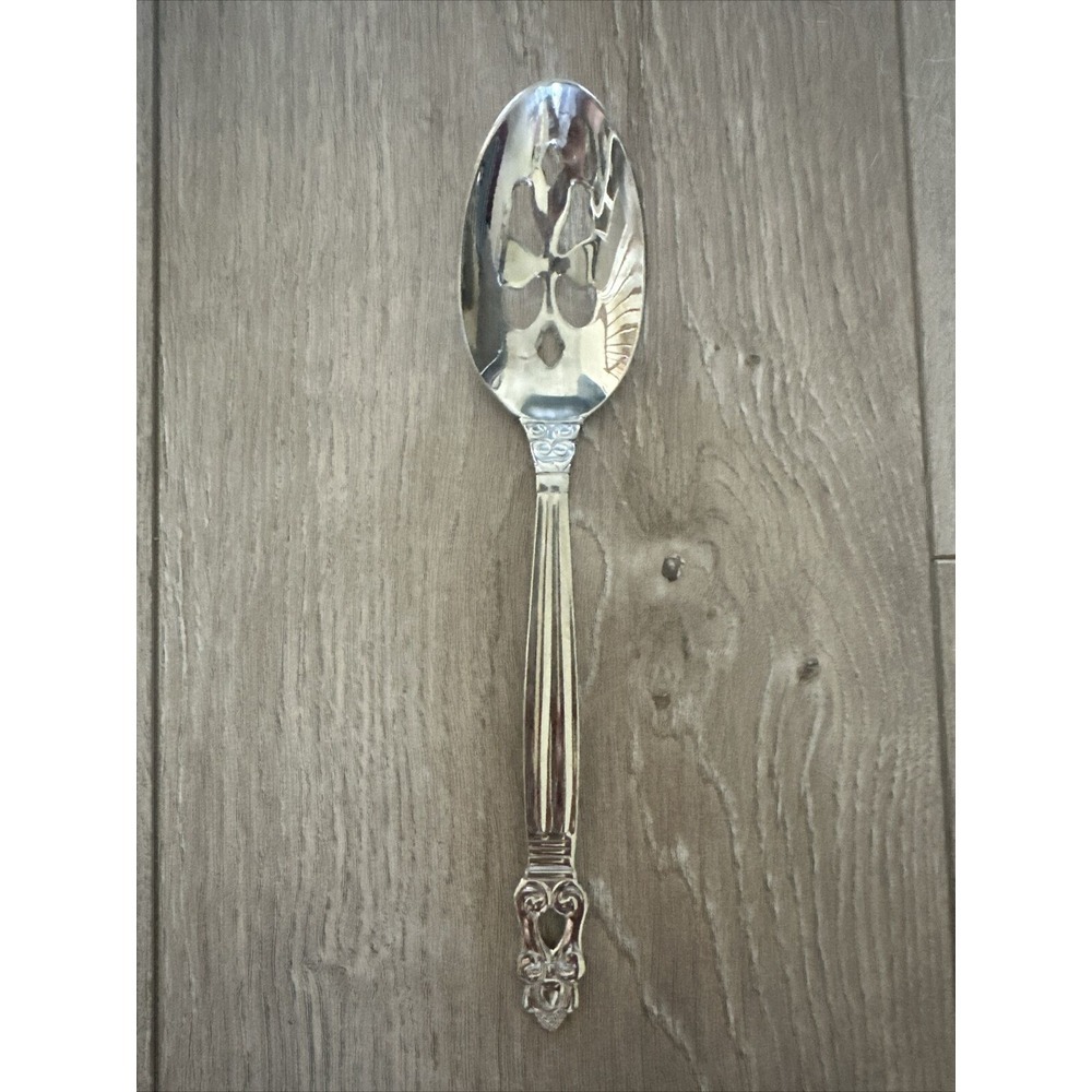 Towle Stainless‎ Steel 18/10 KING GUSTAV Slotted Serving Spoon China